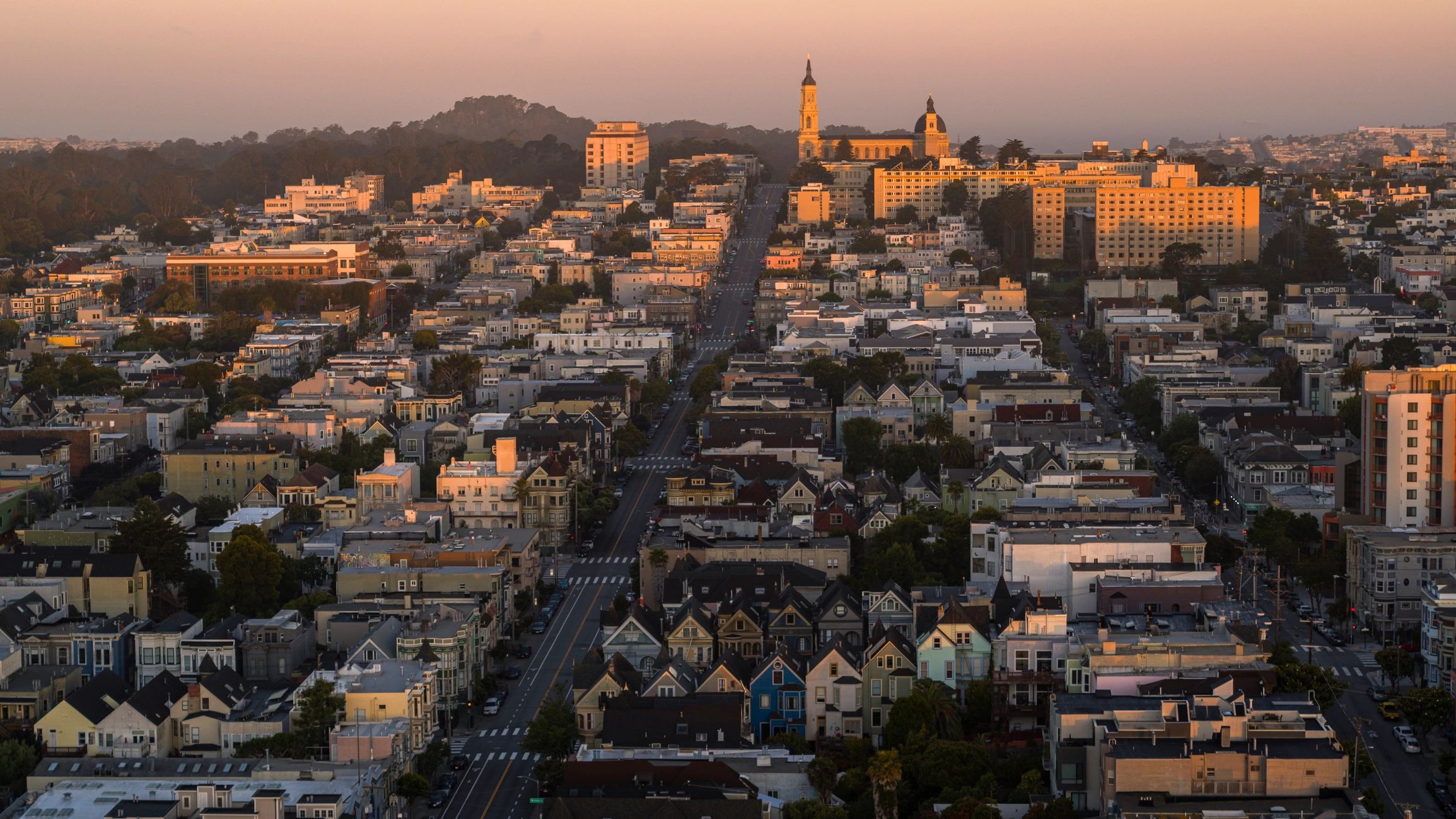 San Francisco neighborhood with residential streets