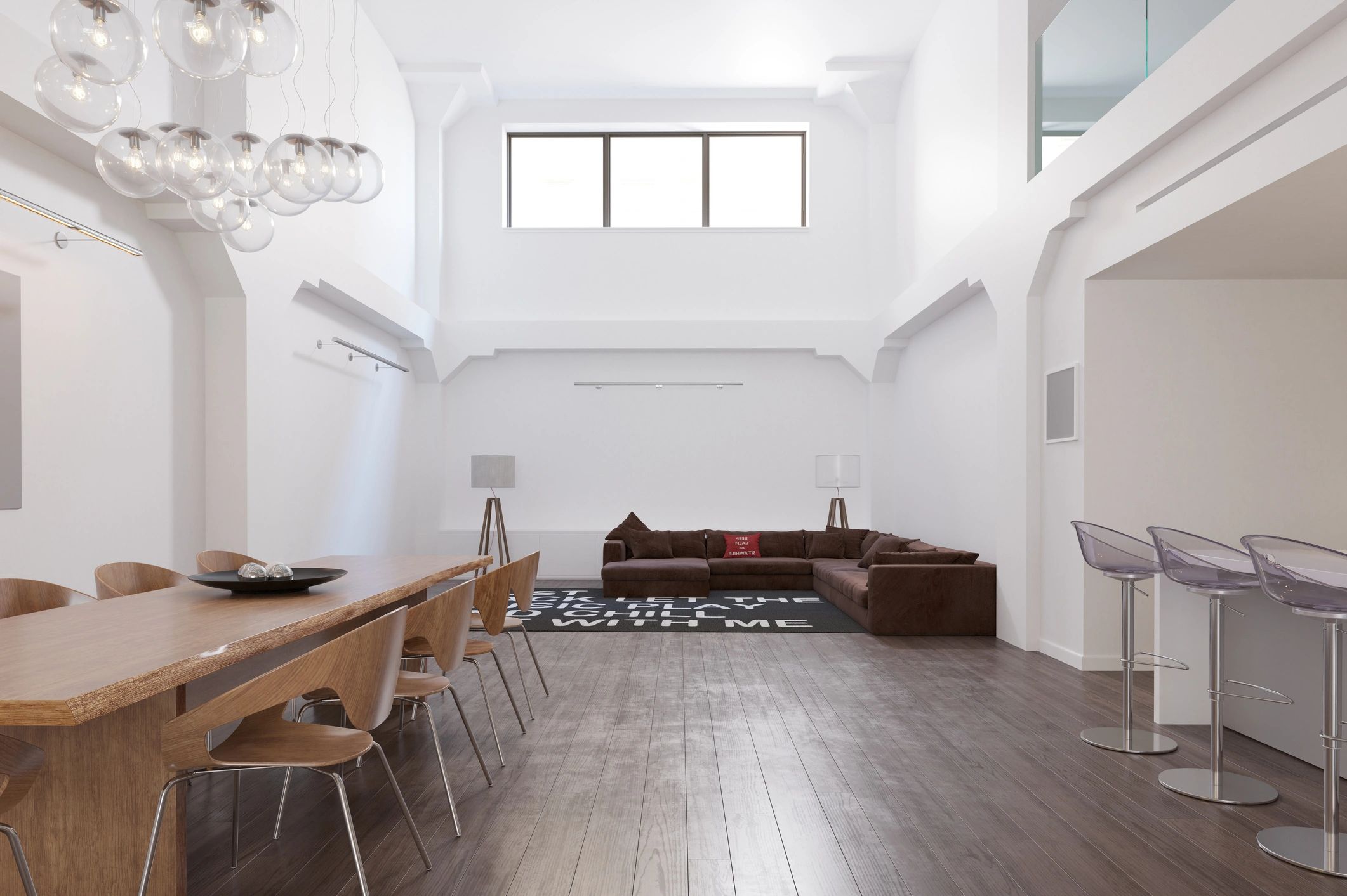 Luxury open-plan home interior representing premium Bay Area listings
